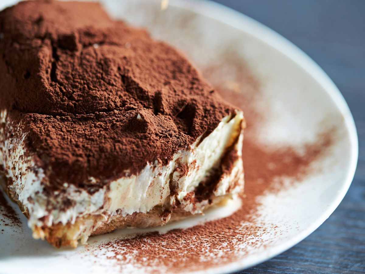 un tiramisù cremoso